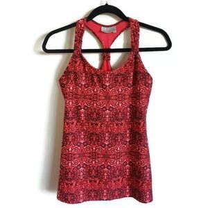 ATHLETA Fuze Paisley Athletic Tank Top